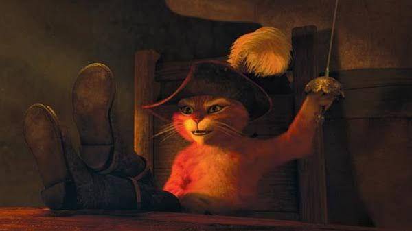 karakter Puss in Boots (dok. DreamWorks Animation)