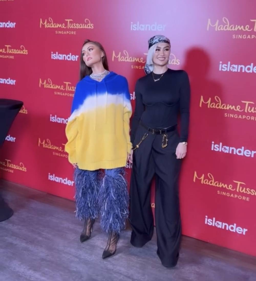 potret Agnez Mo bareng patung lilinnya di Madame Tussauds Singapura (instagram.com/ranggayusuf)
