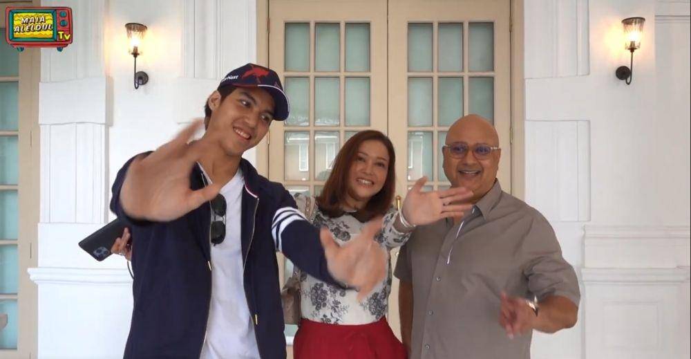 Maia Estianty nonton F1 Singapura (youtube/Maia AlElDulTV)