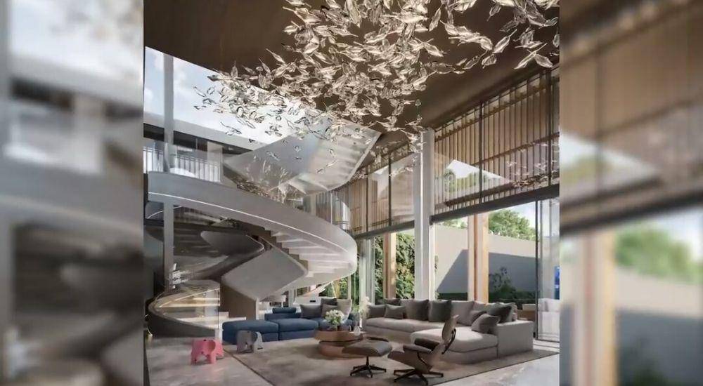 desain rumah yang akan dibangun Lesti dan Billar (youtube.com/Titi dan Tian)