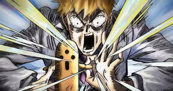 Reigen membetulkan souvenir yang rusak (  Dok. Bones / Mob Psycho 100 III )
