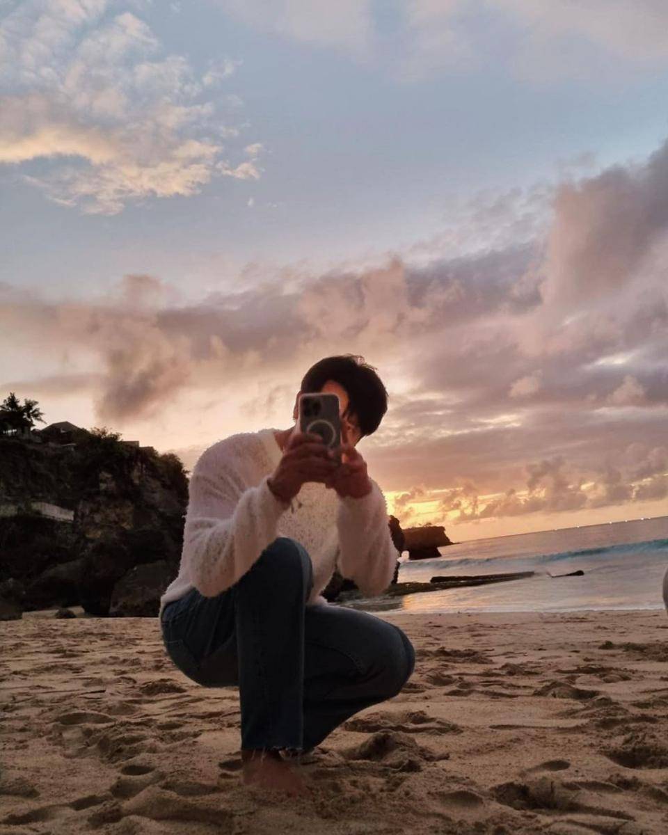 Donghae Super Junior di Bali (instagram.com/leedonghae)