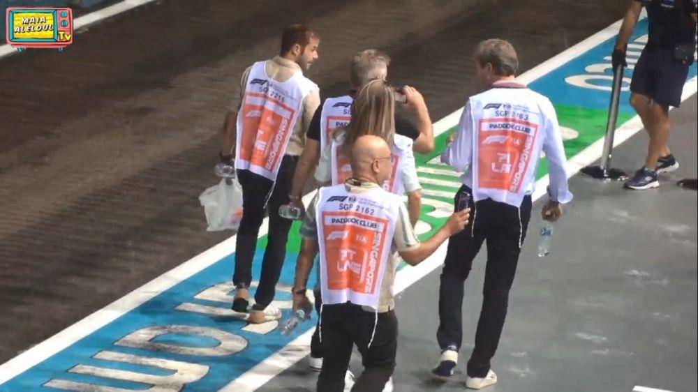 Maia Estianty nonton F1 Singapura (youtube/MaiaAlElDul TV)