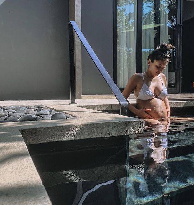 Baby bumb Canti Tachril istri Adipati Dolken (instagram.com/cantitachril)