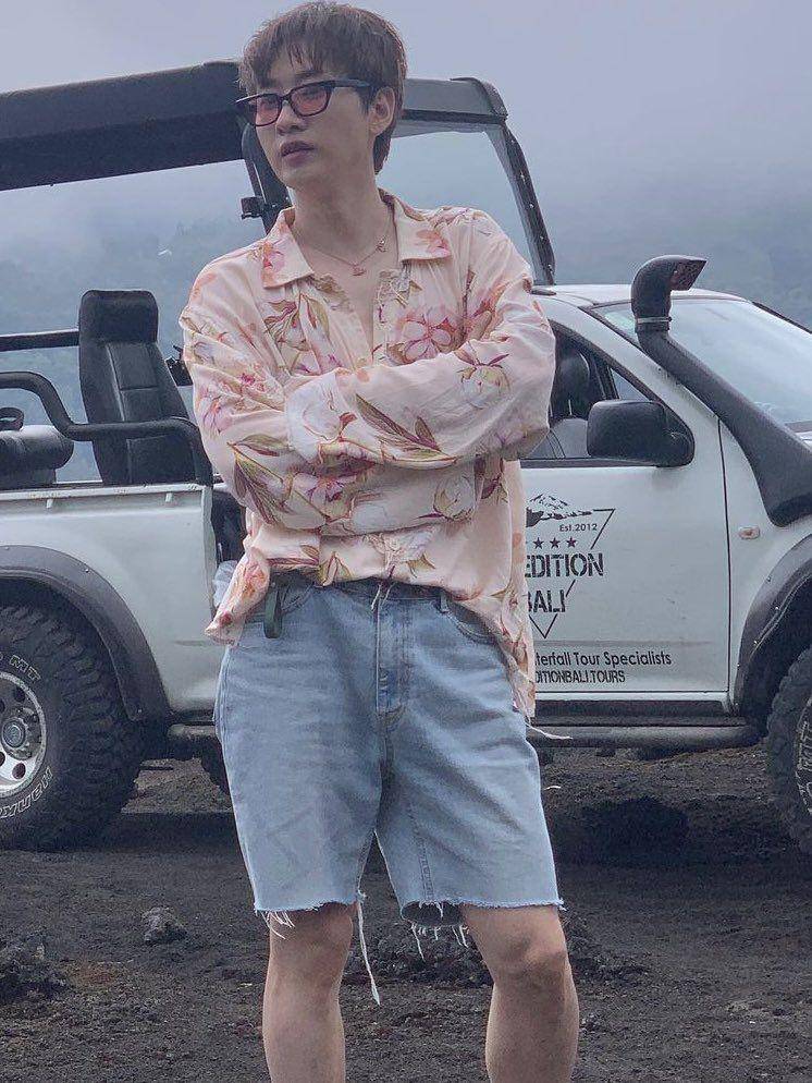 Eunhyuk Super Junior di Bali (twitter.com/unicornfarts__)