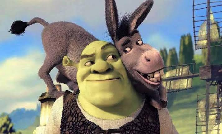 karakter Donkey dan Shrek (dok. DreamWorks Animation)