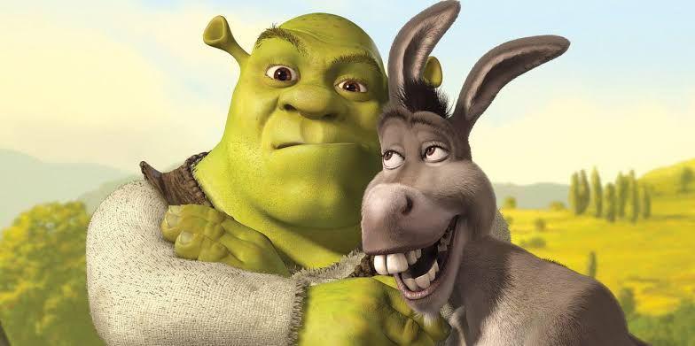 karakter Donkey dan Shrek (dok. DreamWorks Animation)