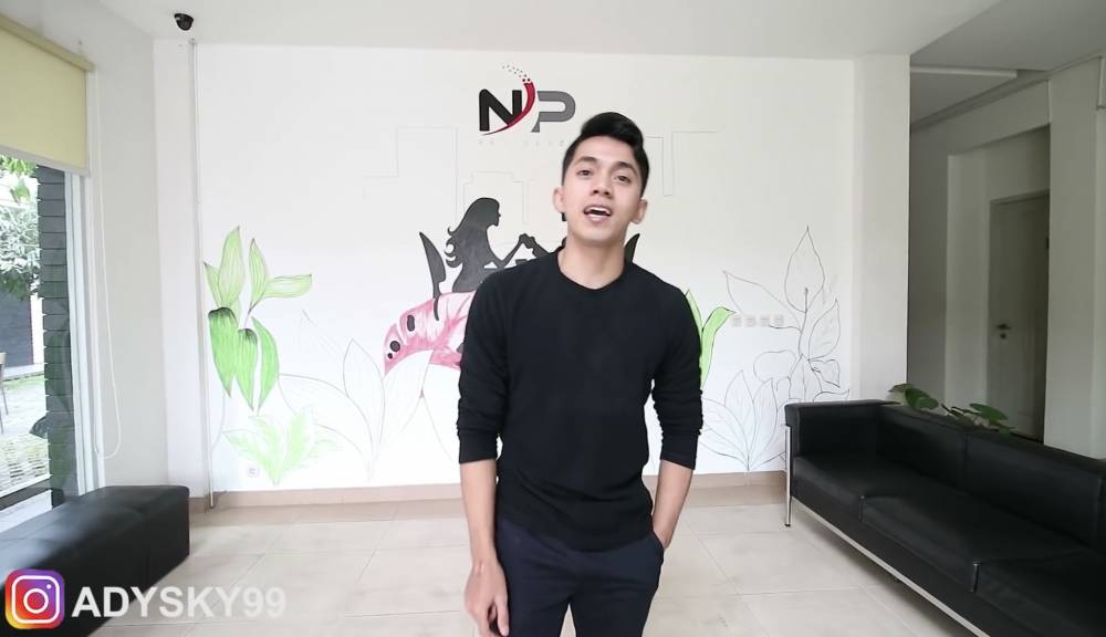 potret kamar apartemen Rizky Billar (youtube.com/AdySky99)
