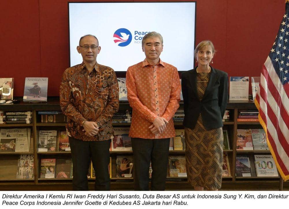 Acara pengiriman kembali Peace Corps ke Indonesia. (dok. US Embassy Jakarta)