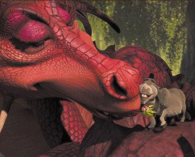 karakter Donkey dan Dragon (dok. DreamWorks Animation)