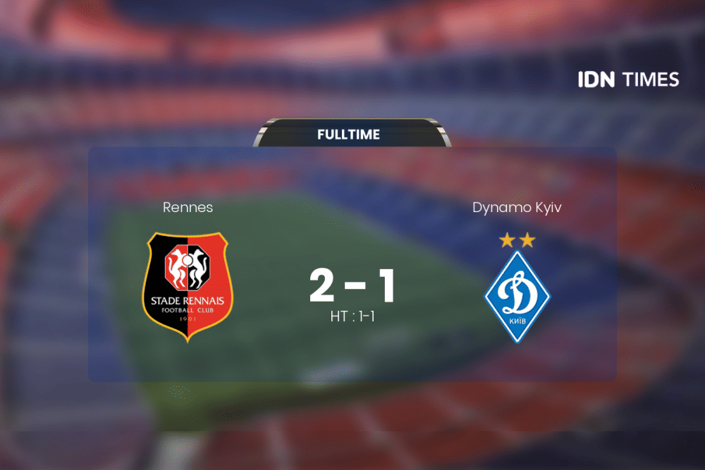 Rennes Curi Poin Penuh Atas Dynamo Kyiv