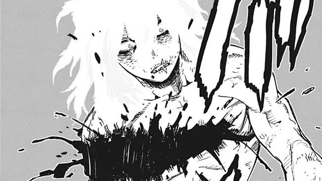 Tomura menggunakan Super Regeneration. (dok. Shueisha/My Hero Academia)