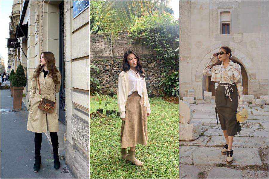 9 Ide Outfit Earth Tone untuk Liburan ala Artis dan Selebgram, Ciamik!