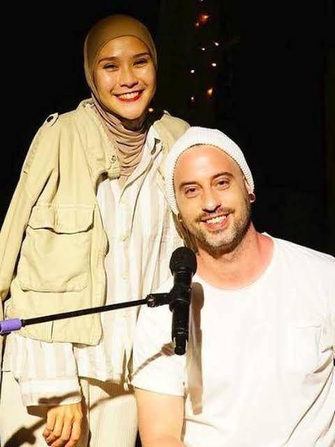 Zaskia Adya Mecca dan Dave Moffatt (instagram.com/zaskiaadyamecca)