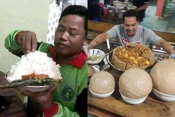 orang makan porsi kuli (twitter.com/ribkaaacs |instagram.com/lelucon.seru)