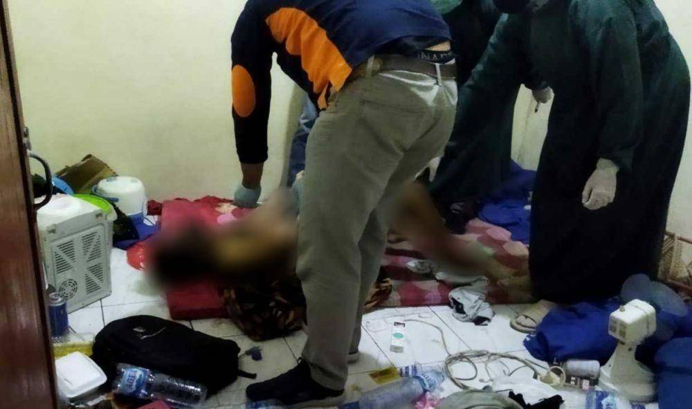 Warga asal Kendal, Jawa tengah, ditemukan meninggal di kamar kosnya di Bantul. (Dok. Polres Bantul)
