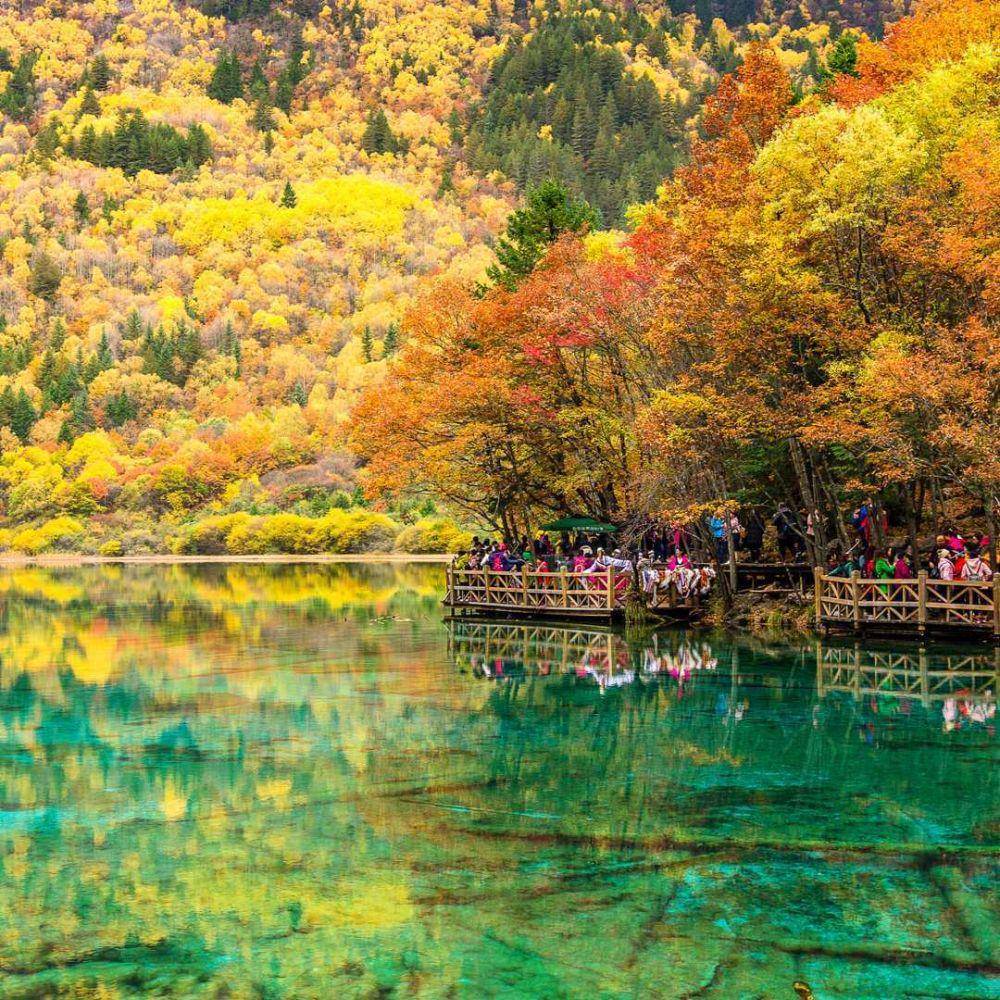 potret Jiuzhaigou (instagram.com/mybestplace)