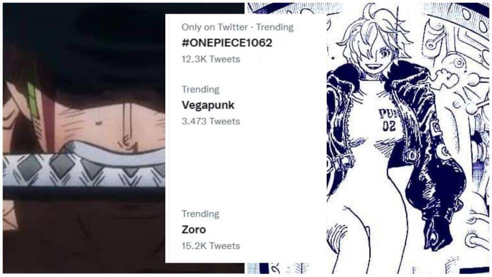 Vegapunk dan Zoro trending karena One Piece 1062. (Dok. Shueisha, Toei Animation, Twitter)