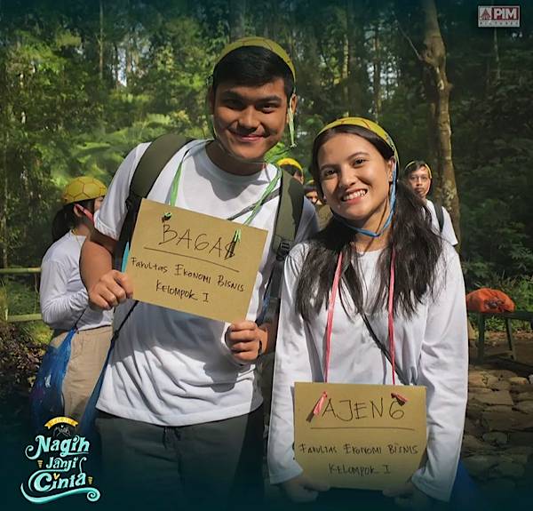 Irzan Baiq dan Marsha Aruan di balik layar film Nagih Janji Cinta (instagram.com/nagihjanjicinta)
