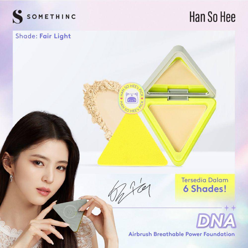 Somethinc DNA Airbrush Breathable Powder Foundation (shopee.co.id/somethinc)