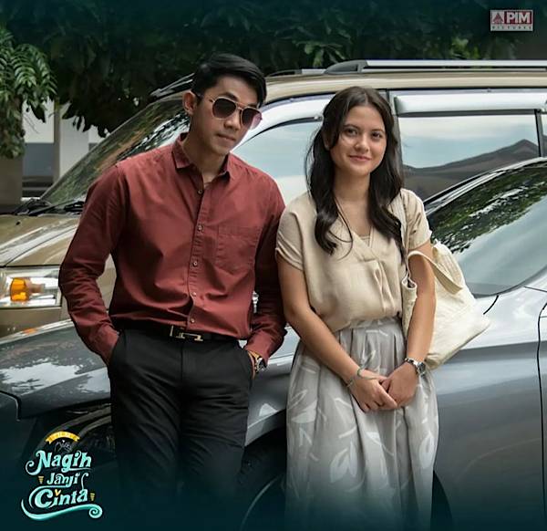 Ady Sky dan Marsha Aruan di balik layar film Nagih Janji Cinta (instagram.com/nagihjanjicinta)