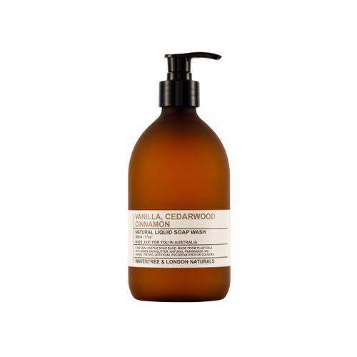 Wavertree and London Vanilla Cinnamon & Cedarwood Liquid Soap (wavertreeandlondon.com.au)