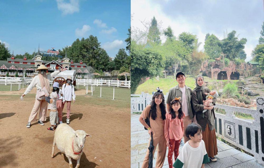9 Potret Liburan Keluarga Fanny Fabriana, Seru Main ke Alam!