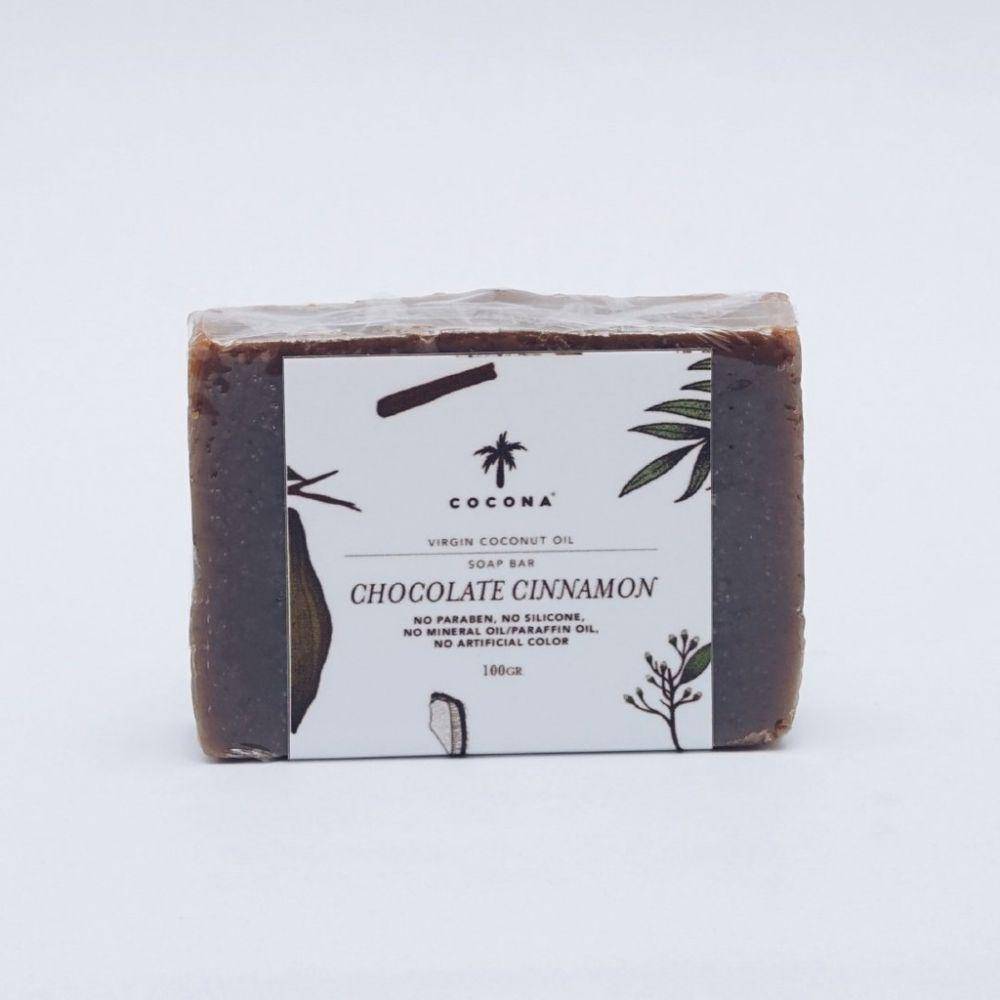 Natural Soap Bar Chocolate Cinnamon Cocona Care (shopee.co.id/coconacare)