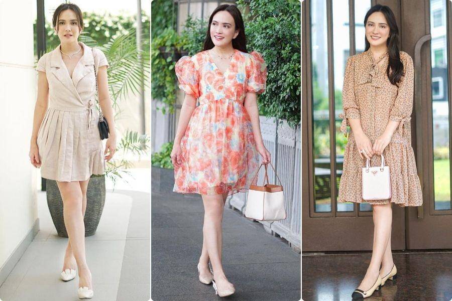 style feminin ala Shandy Aulia (instagram.com/shandyaulia)