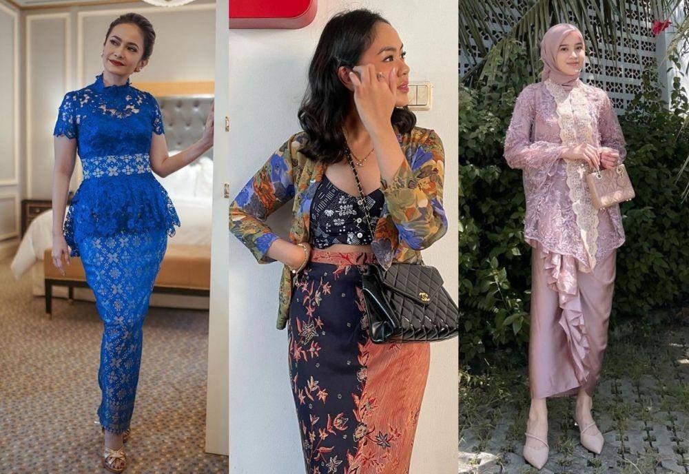 kebaya modern (instagram.com/ersamayori | instagram.com/raniaayamin | instagram.com/vinamaulina)