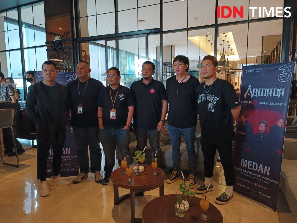 Rayakan 15 Tahun Berkarya, Armada Konser di Kota Medan (IDN Times/Masdalena Napitupulu)