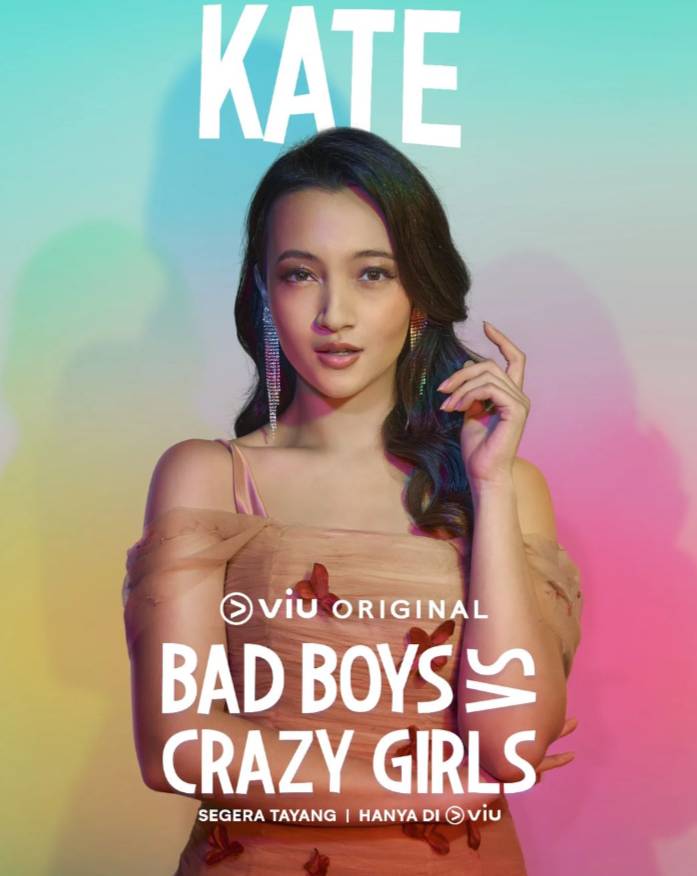 Megan Domani sebagai Kate di series Wattpad BadBoys VS Crazy Girls (instagram.com/badboysvscrazygirls)