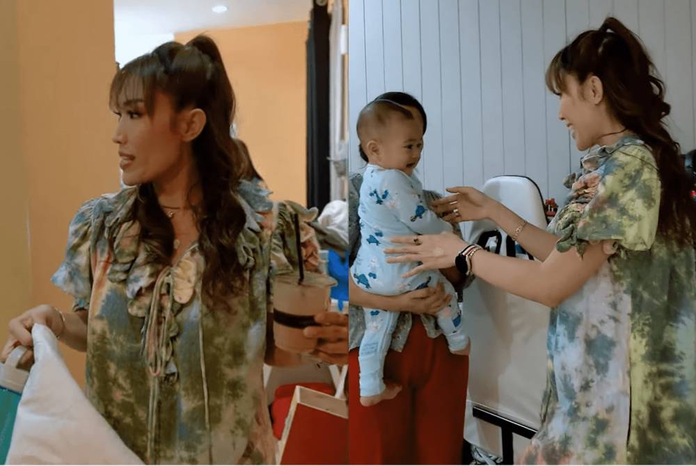 potret Ayu Dewi bermain ke rumah Nagita Slavina (youtube.com/ayudewi)