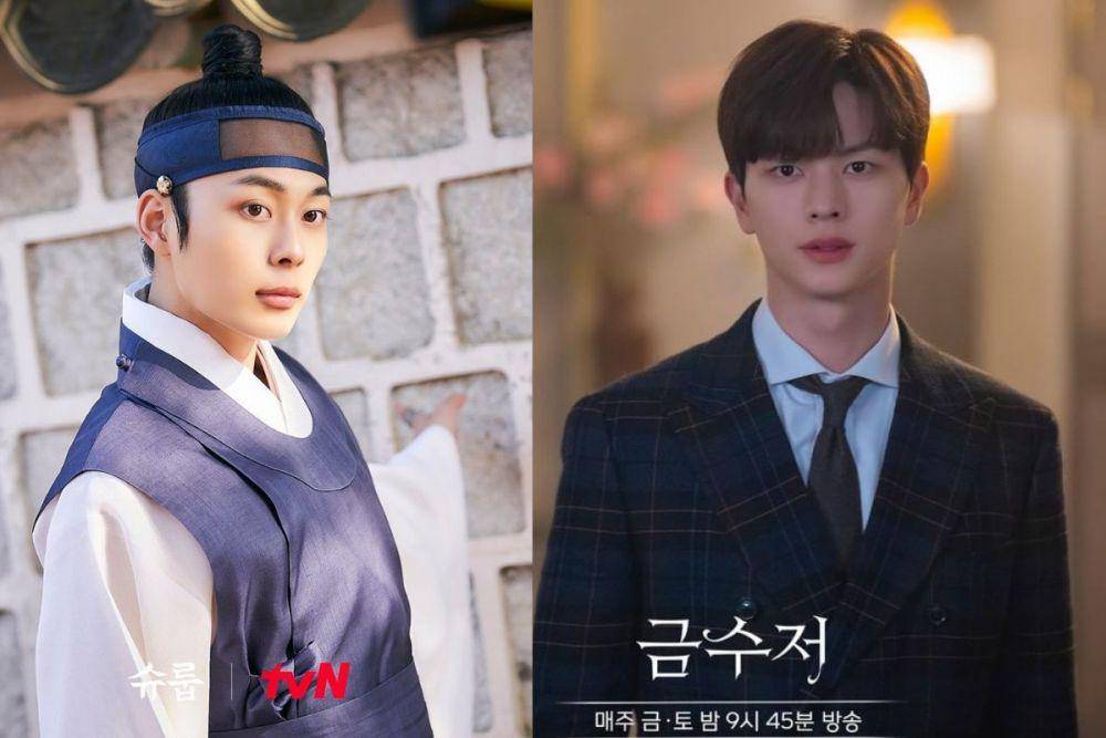 Yoo Seon Ho di The Queen's Umbrella dan Sungjae BTOB di The Golden Spoon (instagram.com/tvn_drama | instagram.com/mbcdrama_now)