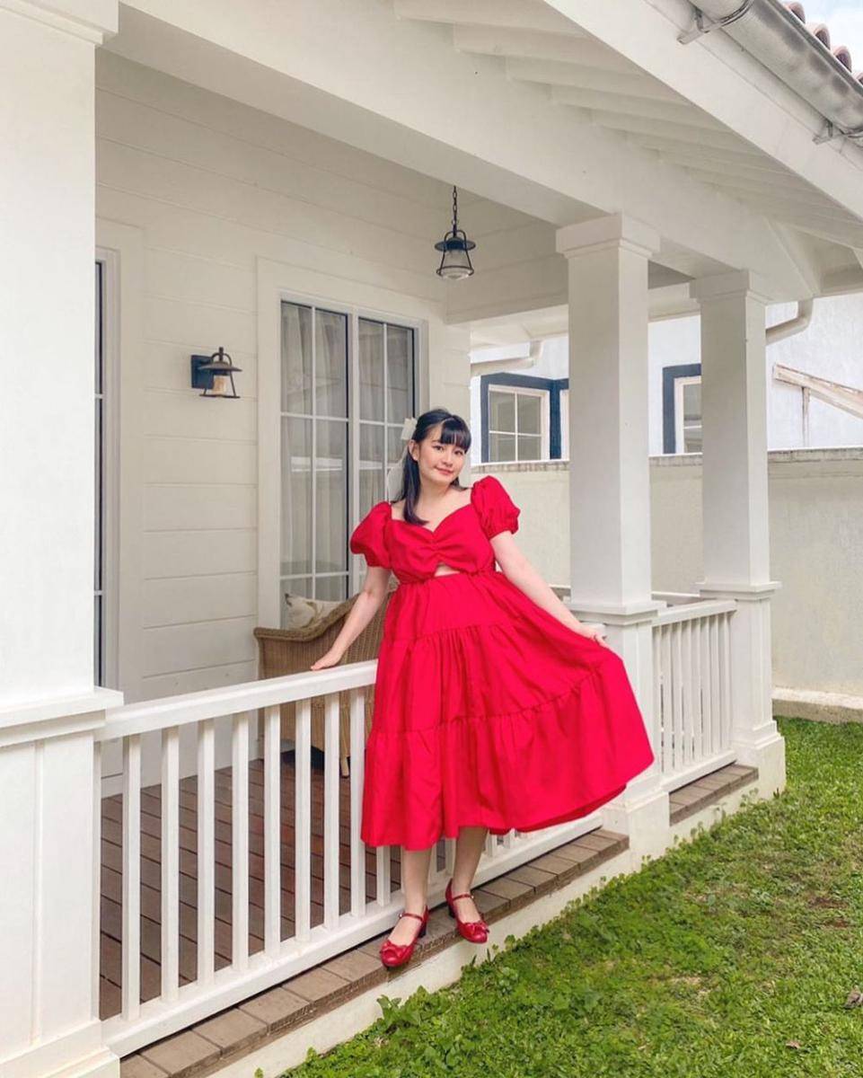 inspirasi outfit cottagecore ala Vanessa Andrea (instagram.com/cherrydreamy)