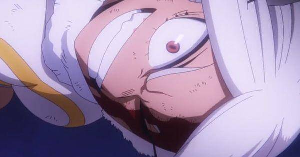 Mirko menyeringai saat melawan para Nomu ( Dok. Bones / My Hero Academia 6 )