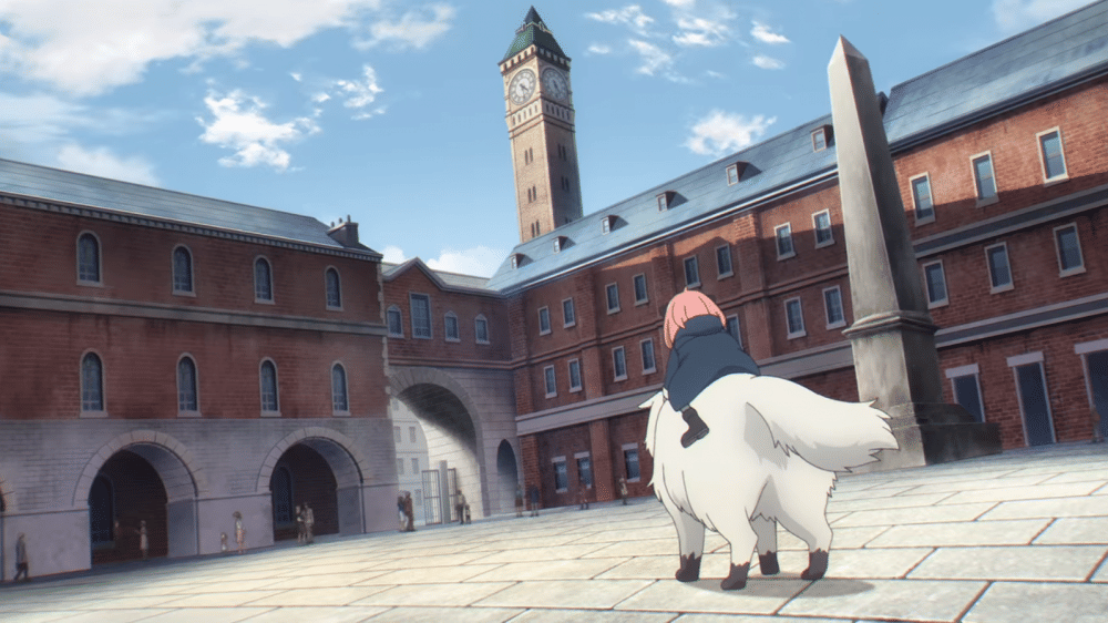 Anya dan Bond menemukan menara jam (dok. WIT Studio x CloverWorks/ Spy x Family Season 2)