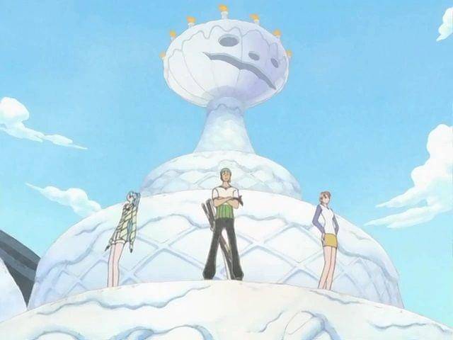 Perangkap lilin dari Mr. 3. (Dok. Toei Animation/One Piece)