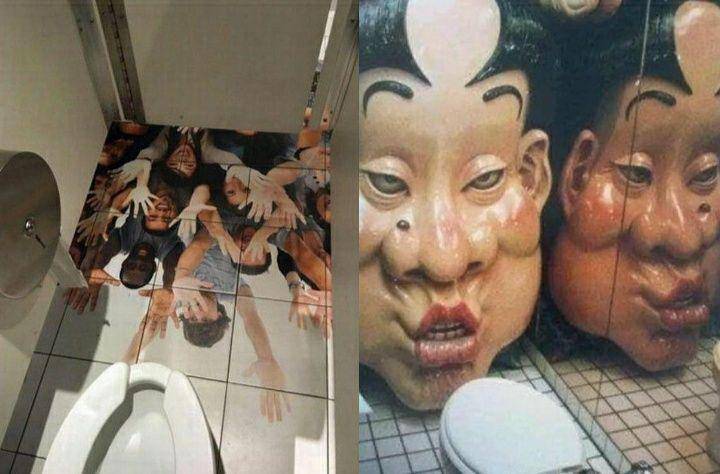 desain kamar mandi seram, tapi lucu (instagram.com/c.r.a.p.design | reddit.com/SpringklesPublic)