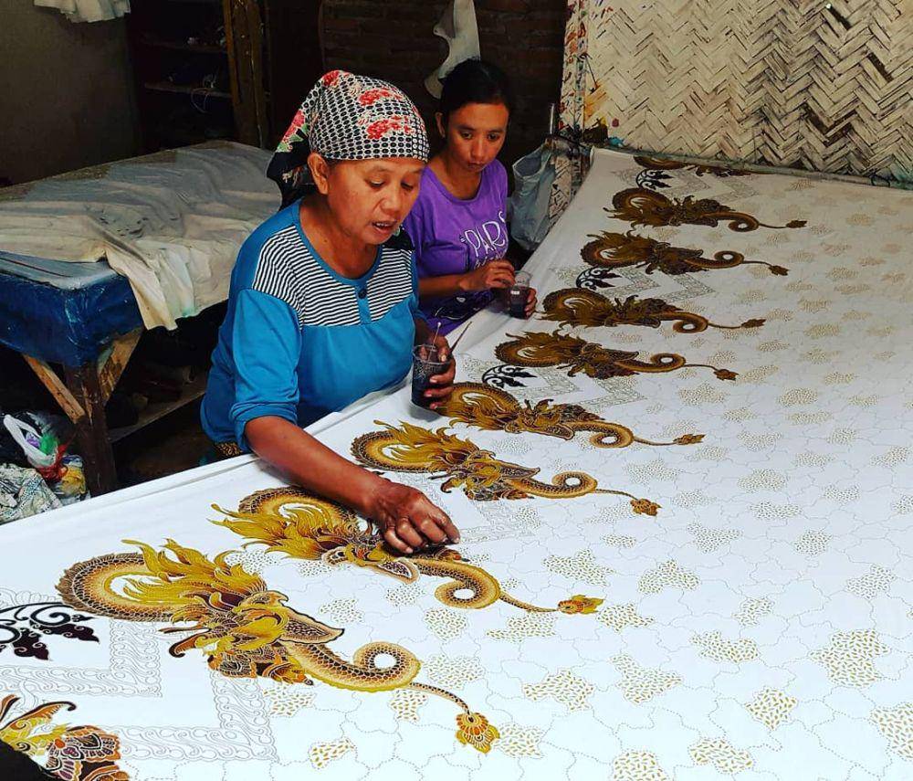 Batik tulis Bondowoso. (instagram.com/ijenbatikbondowoso)