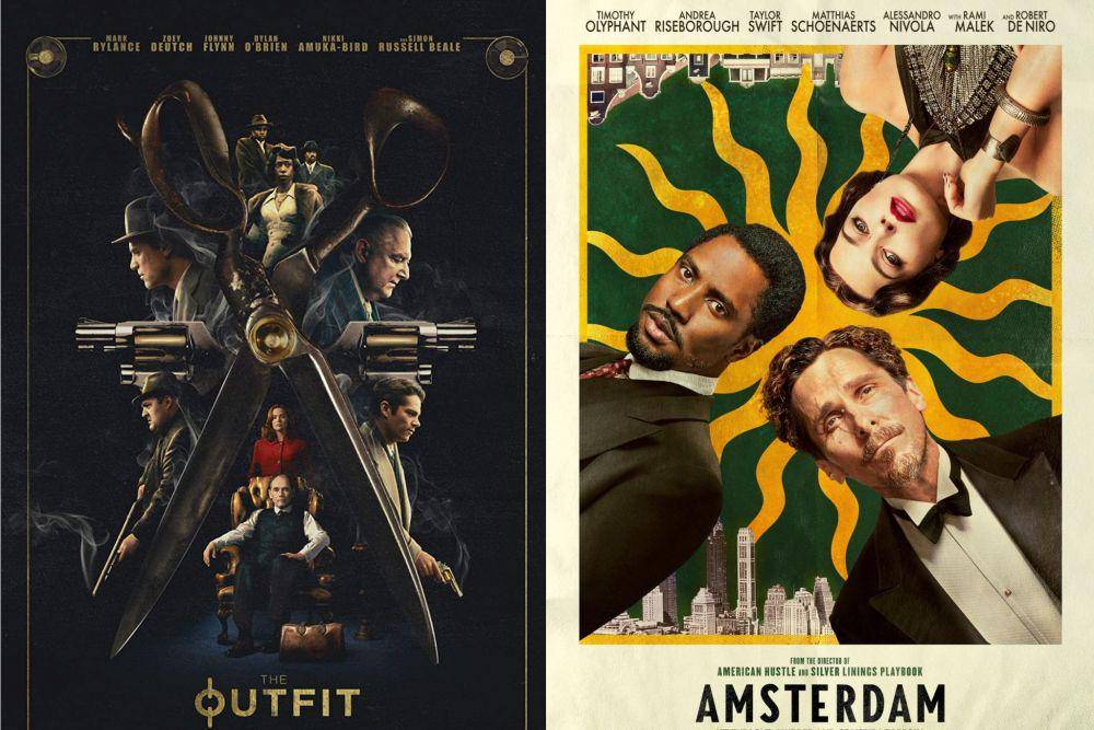 poster film The Outfit dan Amsterdam (dok. Focus Features/The Outfit | dok. Regency Enterprises/Amsterdam)