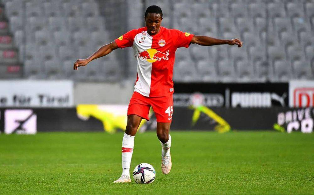 Enock Mwepu saat berseragam RB Salzburg. (instagram.com/enockmwepu)
