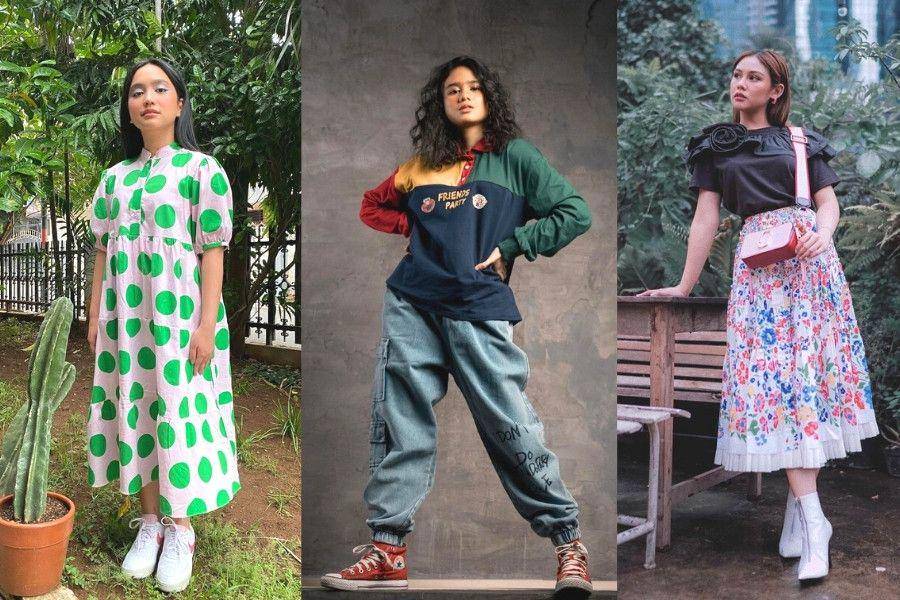 Retro style ala seleb (instagram.com/auroramanda95 | instagram.com/tissabiani | instagram.com/andienaisyah)