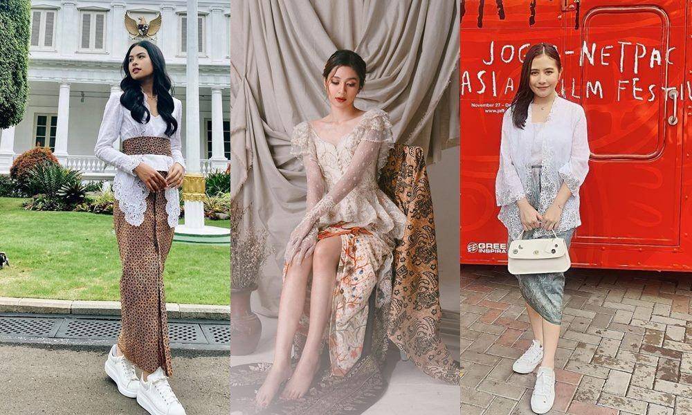 Inspirasi kebaya Putih (instagram.com/maudyayunda | instagram.com/miktambayong | instagram.com/prillylatuconsina96)