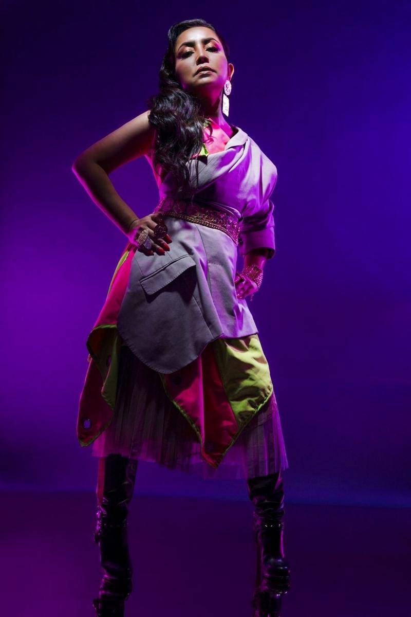 Gaya Mayang Sari dalam hasil karya styling Caren Delano untuk event Abracadabra. 7 Oktober 2022. (dok. Tim Muara Bagdja)