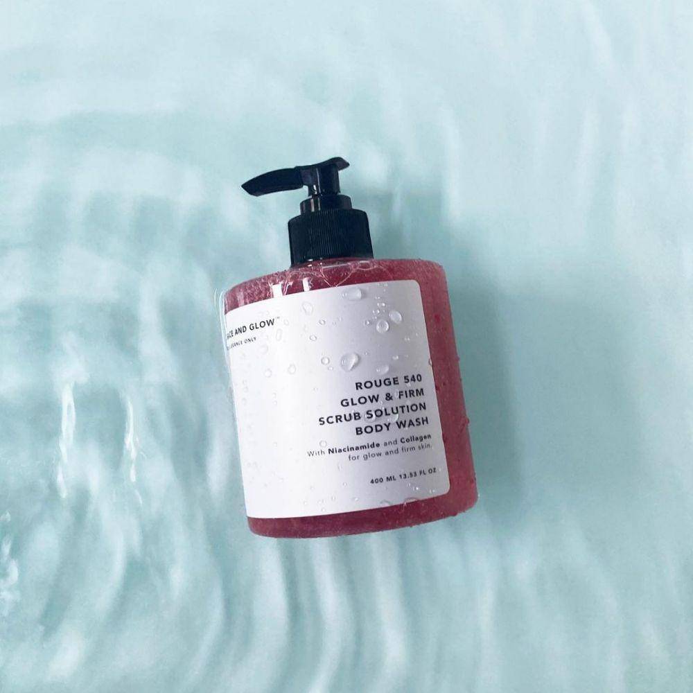 Grace and Glow Rouge 540 Glow and Firm Scrub Solution (instagram.com/graceandglow.id)