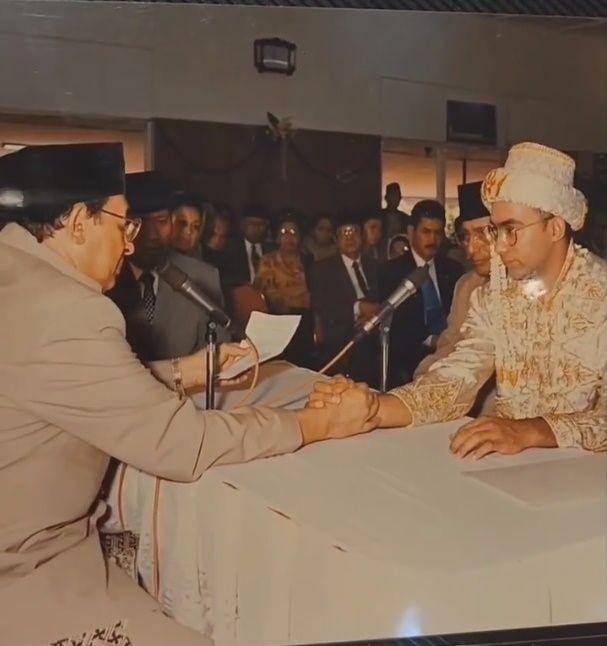 potret pernikahan lawas Najwa Shihab (instagram.com/najwashihab)