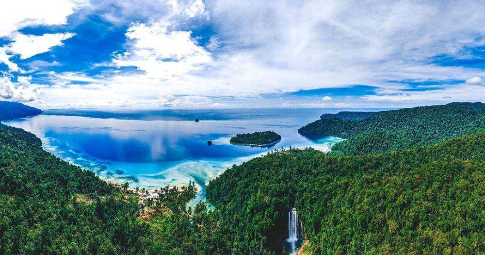 Potret Air Terjun Karawawi (instagram.com/judikaandaria)