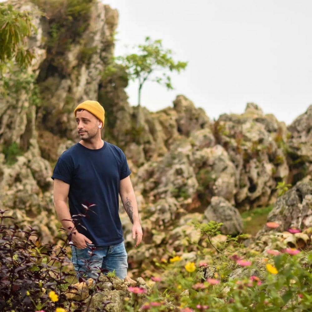 Potret Dave Moffatt di Stone Garden, Bandung ((instagram.com/davemoffattmusic)