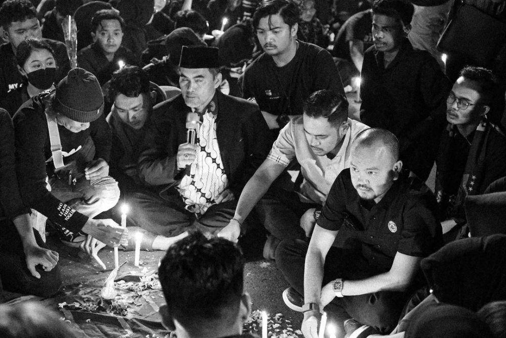 potret Juragan 99 doa bersama di tragedi Kanjuruhan (instagram.com/juragan_99)